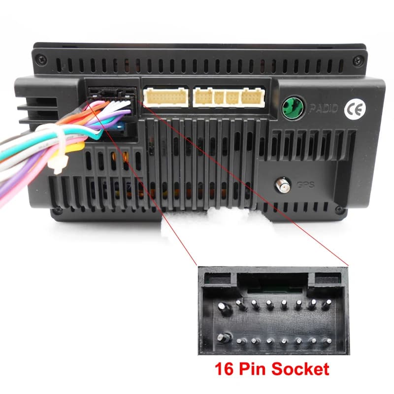 Faisceau de câbles QuadLock, prise 16 broches, adaptateur Radio, antenne, unité principale de voitur
