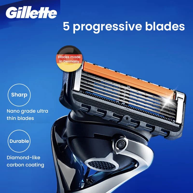 Gillette Fusion 5 ProGlide Razor Premium Edition Flex Ball Tech 5 couches lames ultra fines Machine