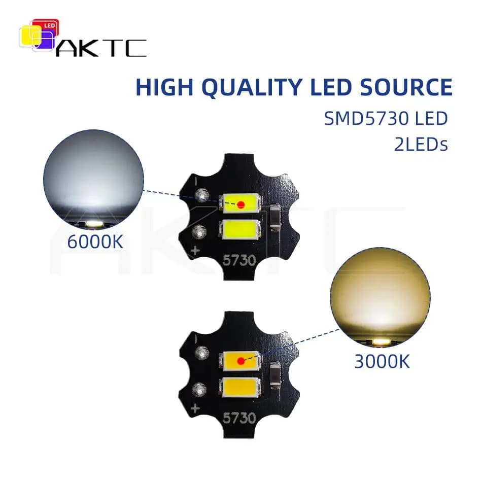 Mini panneau lumineux LED DC 5V 1W SMD5730 3000K chaud/blanc 6000K 20mm, plaque en aluminium, perles
