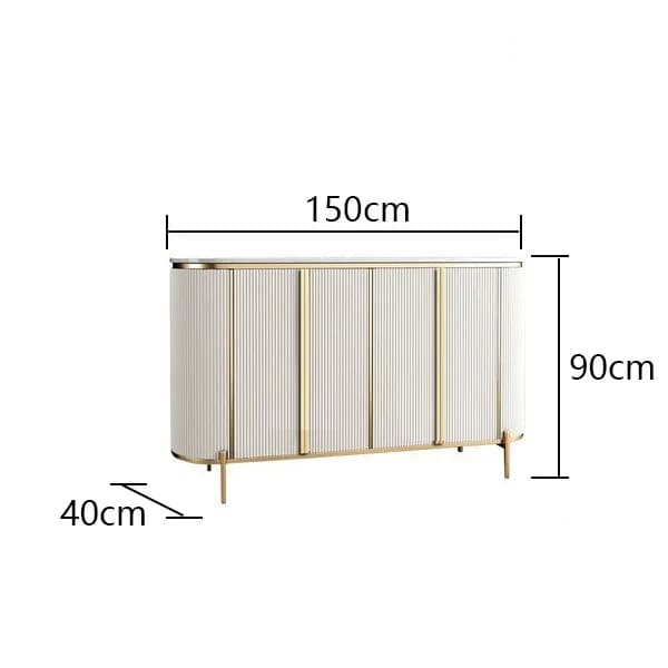 Armoire de Rangement d'Entrée de Luxe Légère, Table d'Appoint Simple pour Salon, Armoire à Chaussure