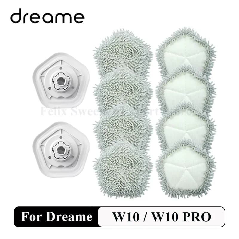 Chiffon de nettoyage pour robot aspirateur et serpillière Dreame Bot W10 & W10 Pro, accessoires et p
