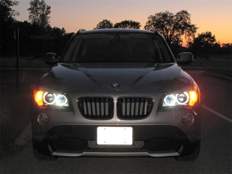 Ampoules de marqueur d'anneau d'oeil d'ange LED blanc sans erreur pour BMW X1 E84 phare au xénon 200