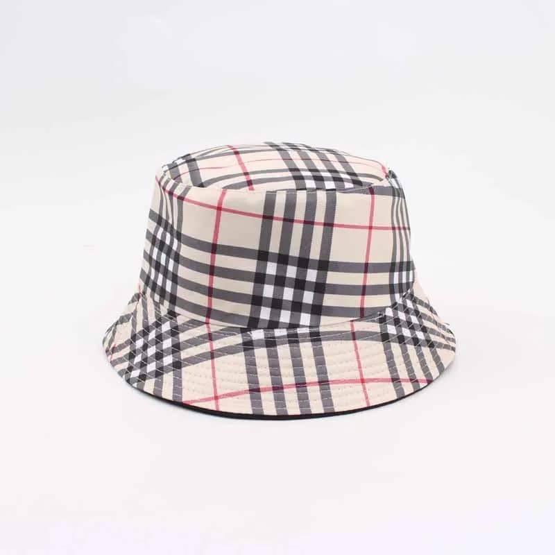 Chapeau Bob Polyvalent de Luxe à Carreaux Printemps/Été 2026 ~ Chapeau de Pêcheur Réversible pour Co