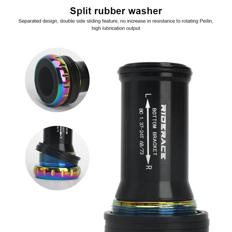 Support de pédalier de vélo, roulement scellé 24 22 MM BB SET BB68/73 vtt, Kit de filetage pour SRAM