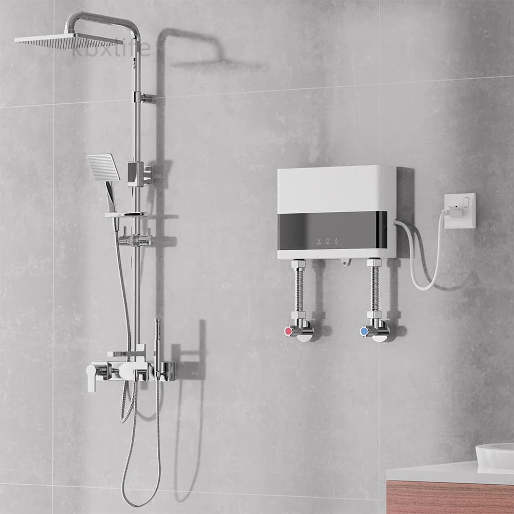 110V 220V chauffe-eau instantané salle de bains cuisine mural chauffe-eau électrique LCD affichage d