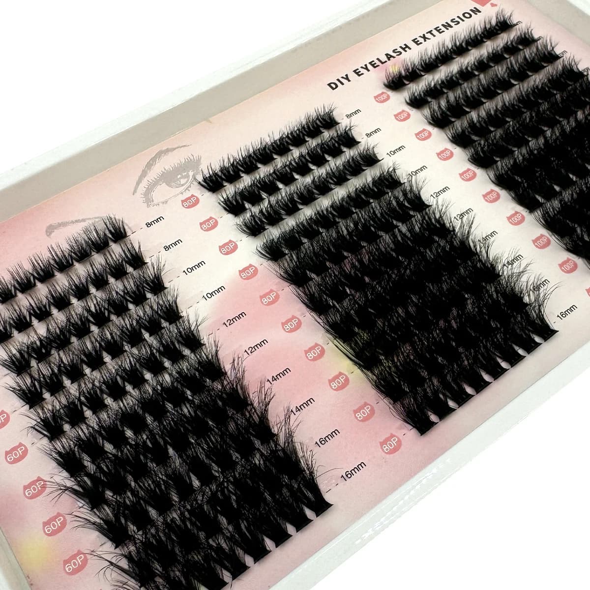 Nouveau greffage 3D 10 rangées 60P + 80P + 100P auto-greffage bricolage emballage de grappe mixte ma