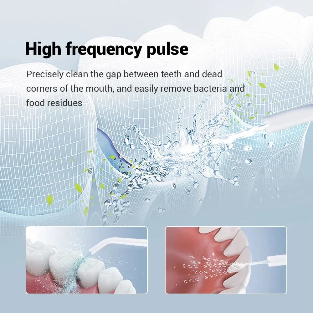 YOUPIN irrigateur Oral eau Flosser électrique blanchiment dentaire USB Rechargeable soins des genciv
