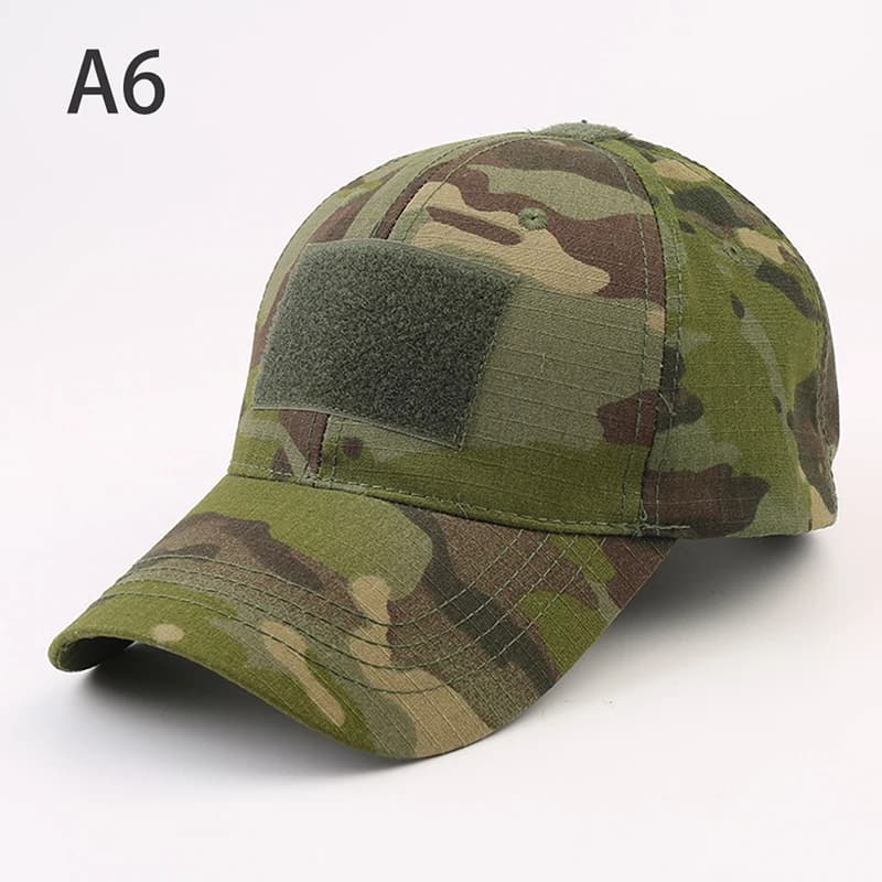 Casquette de baseball camouflage tactique réglable pour homme et femme, idéale pour le paintball, le