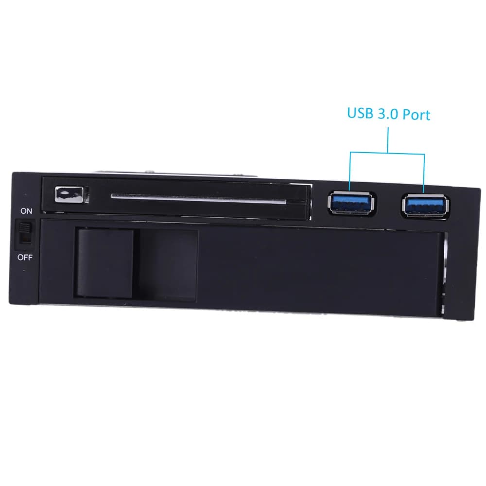 Double baie 3.5 "2.5" SATA III disque dur HDD et SSD plateau Caddy interne Mobile support boîtier St