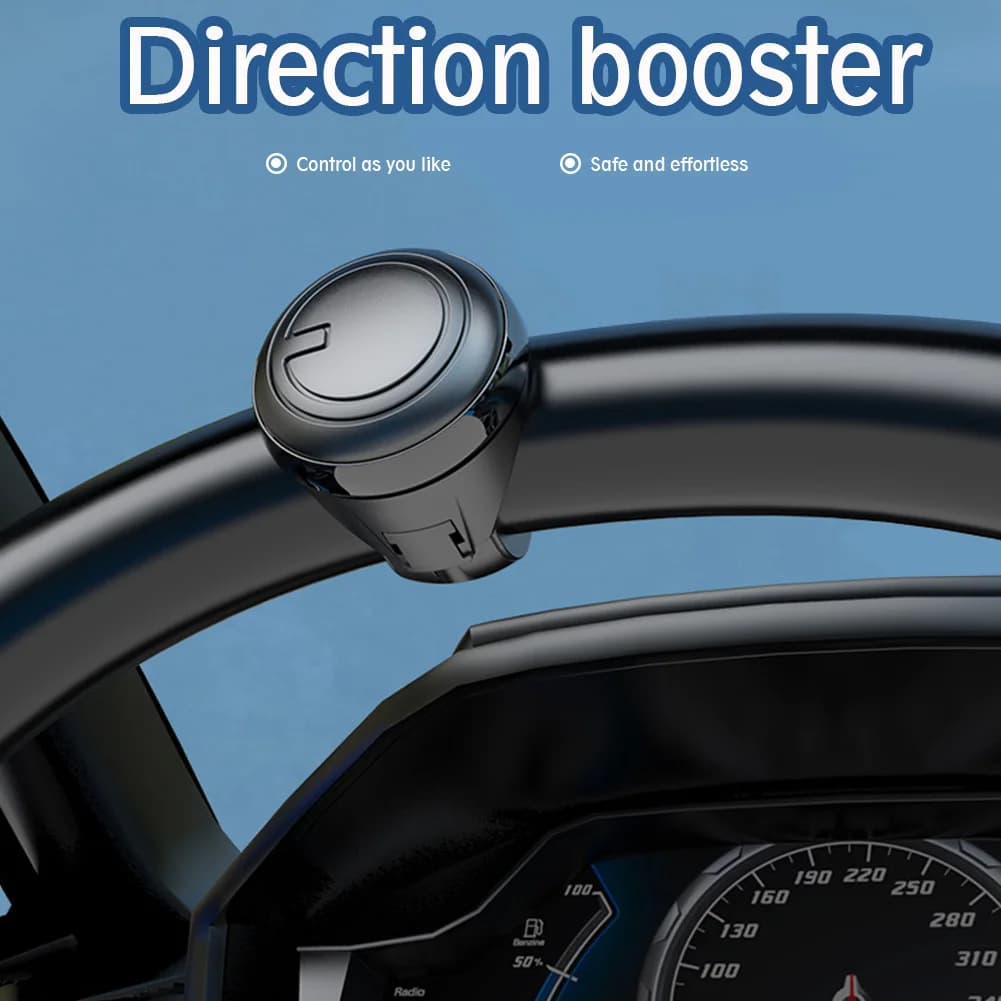 Bouton rotatif de rehausseur de volant, Rotation à 360 degrés, roulement en métal, poignée électriqu