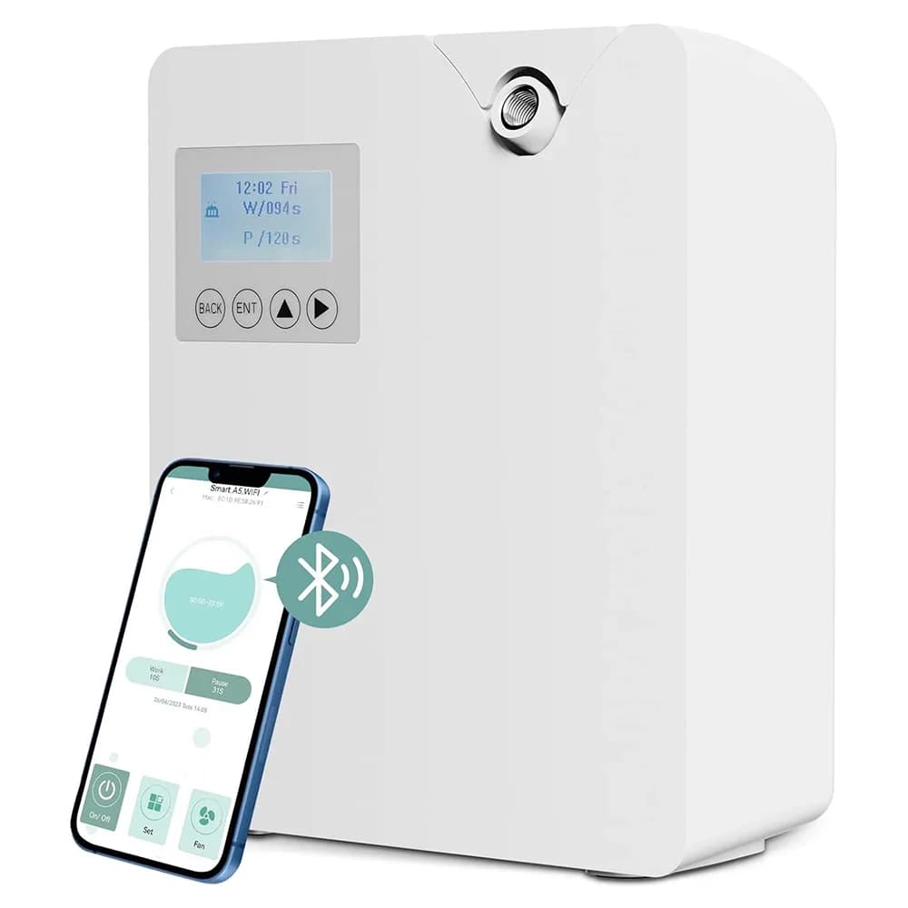 Diffuseur de parfum sans eau 300ml, contrôle WIFI, diffuseur d'arôme, fonction minuterie, désodorisa