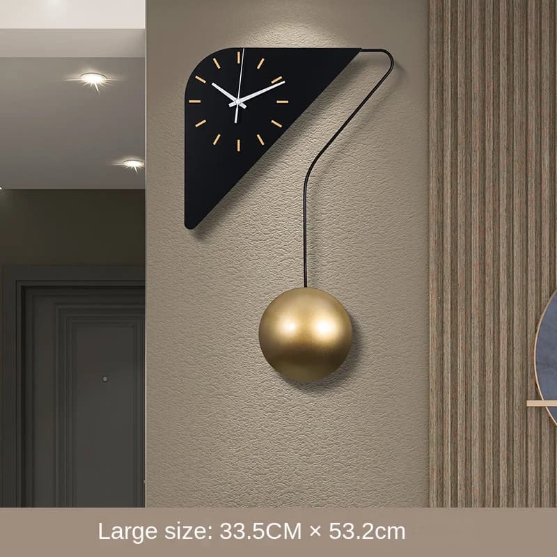 Horloge murale décorative moderne pour la maison, montre créative, salon, atmosphère simple, personn