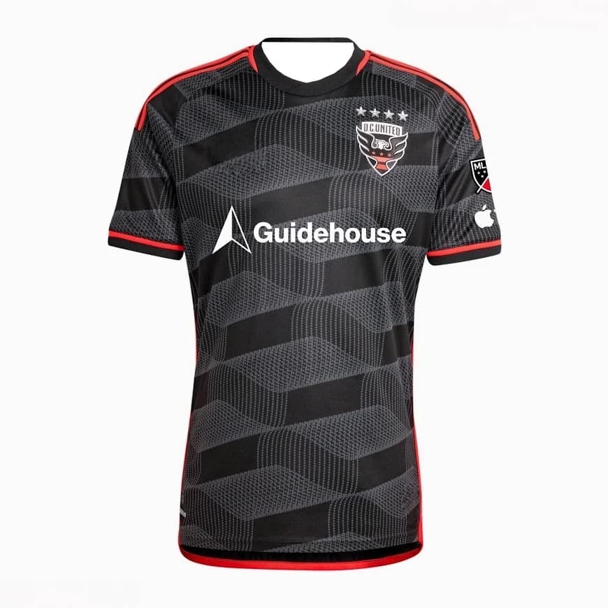Maillot domicile DC United 2026 Nouveau Maillot de football pour homme Sponsor Guidehouse Maillot de