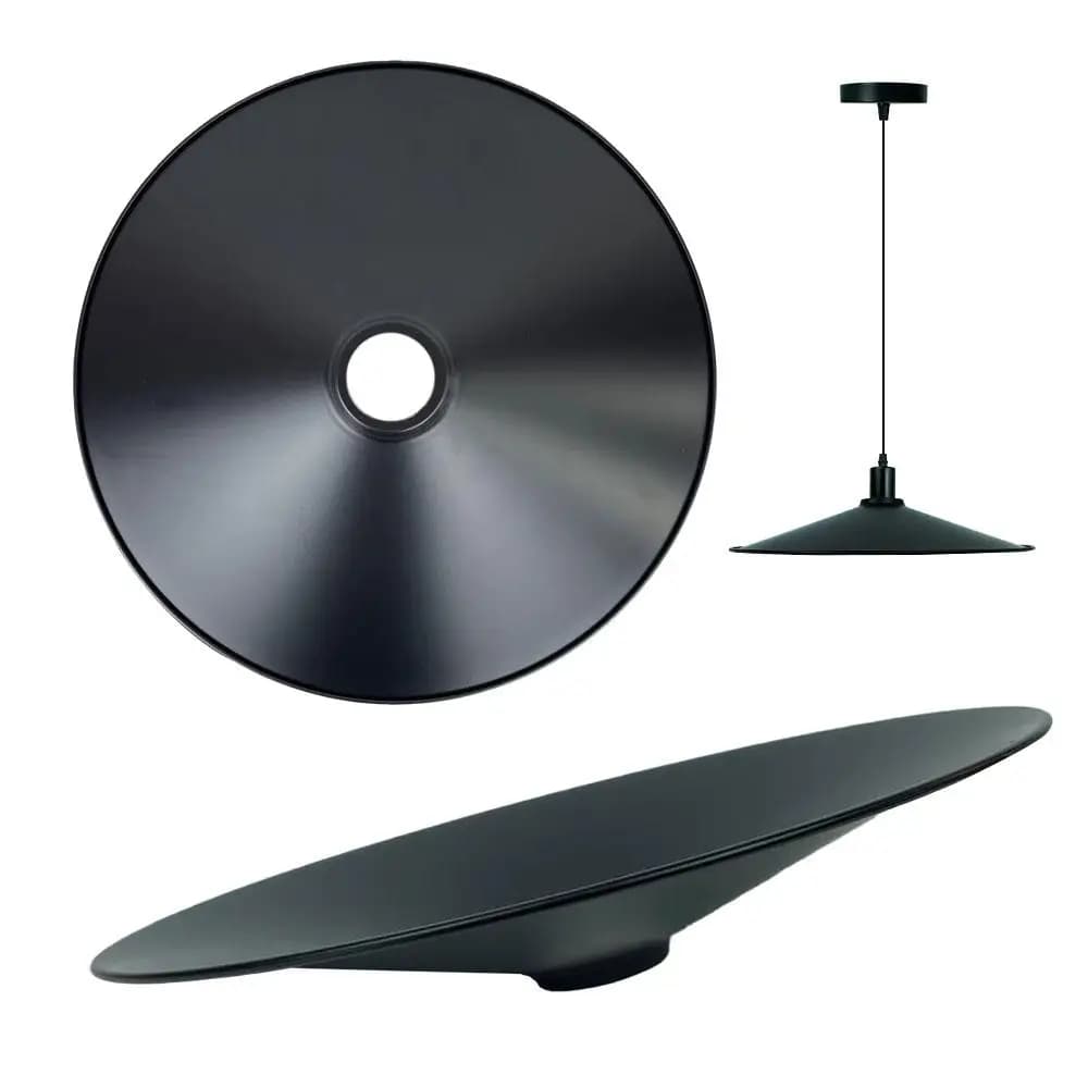 Abat-jour en métal Vintage, Style industriel, aspect UFO, abat-jour en fer pour Bar, café, accessoir