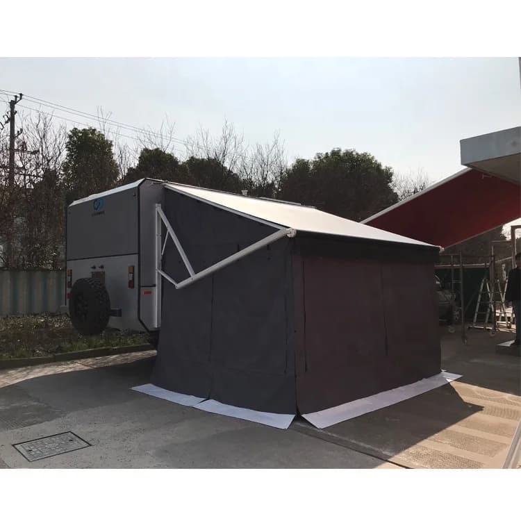 Tente de remorque de caravane RV pop-up en tissu de toile la plus vendue