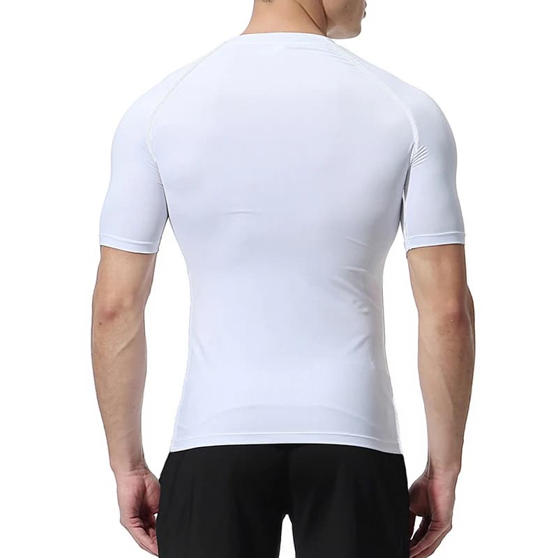 Chemise de compression à imprimé Dragon Rick pour hommes, maillots de base athlétiques, t-shirts à s