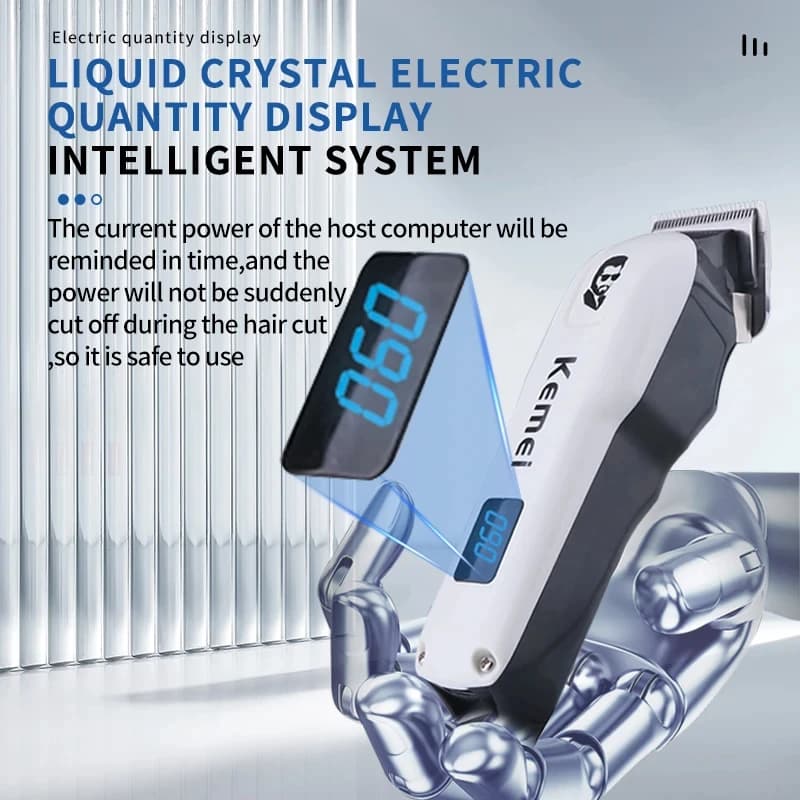 Kemei KM-232 tondeuse à cheveux professionnelle Portable Mini tondeuses électriques USB charge sans 
