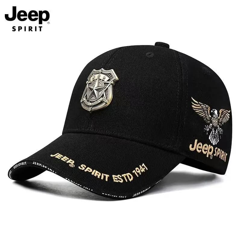 JEEP Jeep Casquette de baseball pour hommes, chapeau de protection solaire nouveau style, chapeau de