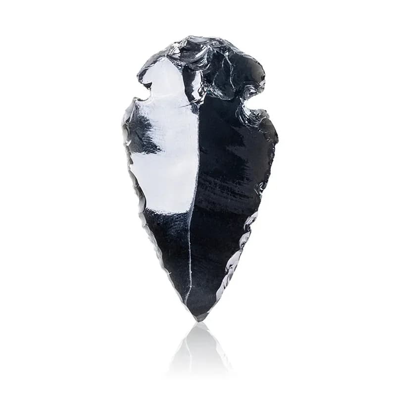 Quartz obsidienne en forme de flèche naturelle, 3 pièces, cristal d'esprit maléfique, décoration de 