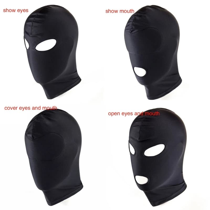 Role for Play Cagoule Chapeau 3 trous Masque ski exposé Masque complet Chapeau pour A