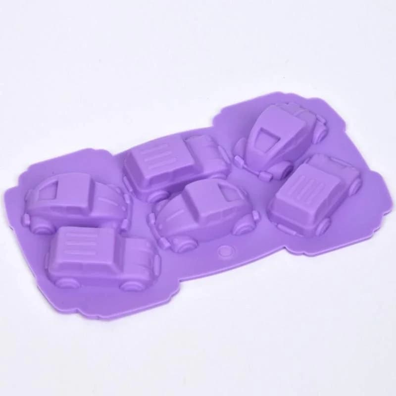Moule à chocolat en silicone pour voiture, glace, bonbons, cuisson, gâteau, cookie, pouding, F2