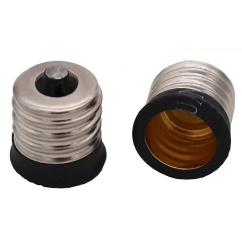 Support de lampe E17 à E14, 2 pièces, convertisseur de Base de lumière d'éclairage Led, adaptateur d