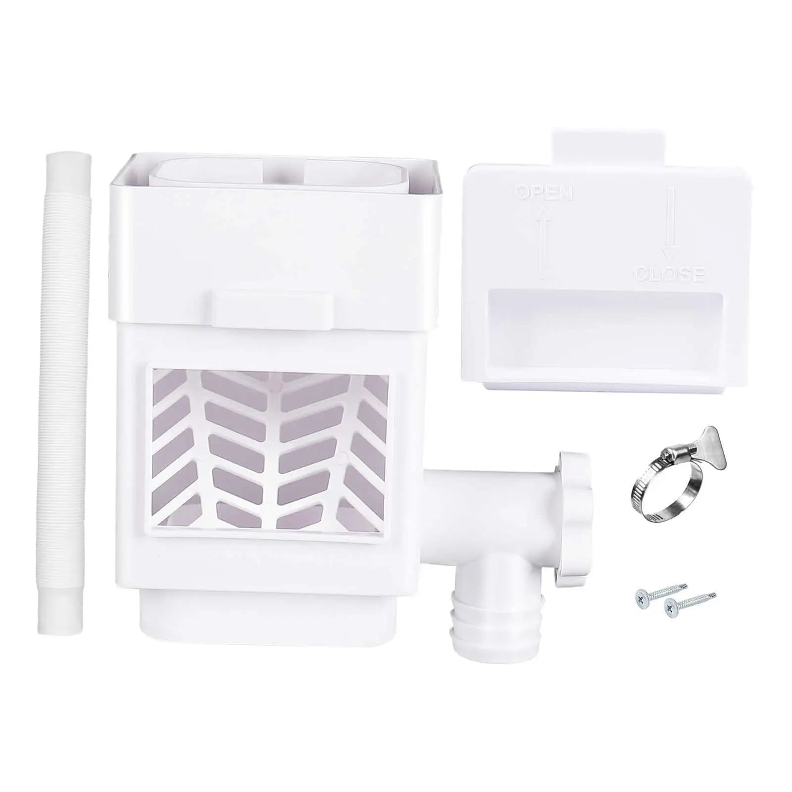 Système de récupération d'eau de pluie facile à utiliser, robuste, pour gouttières de 2 pouces x 3 p