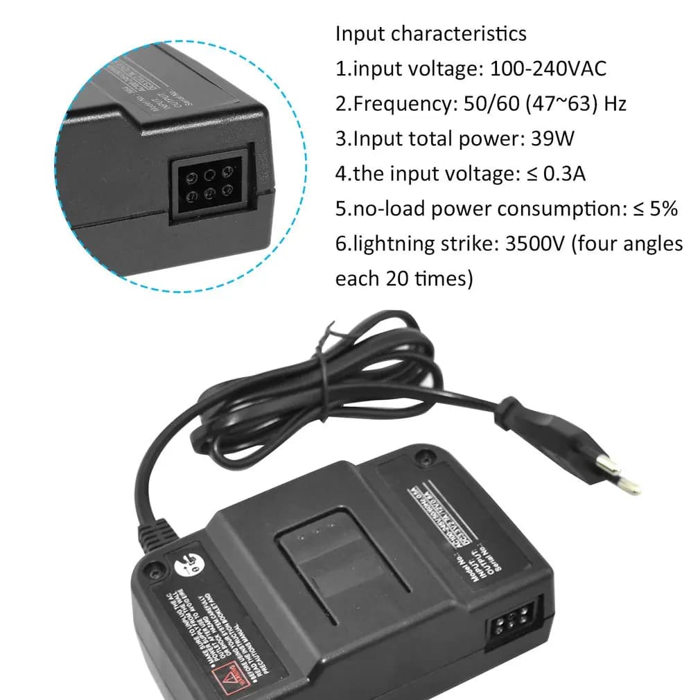 Pour Nintendo N64 adaptateur secteur chargeur N64 US/EU/AU/UK adaptateur d'alimentation réglementair