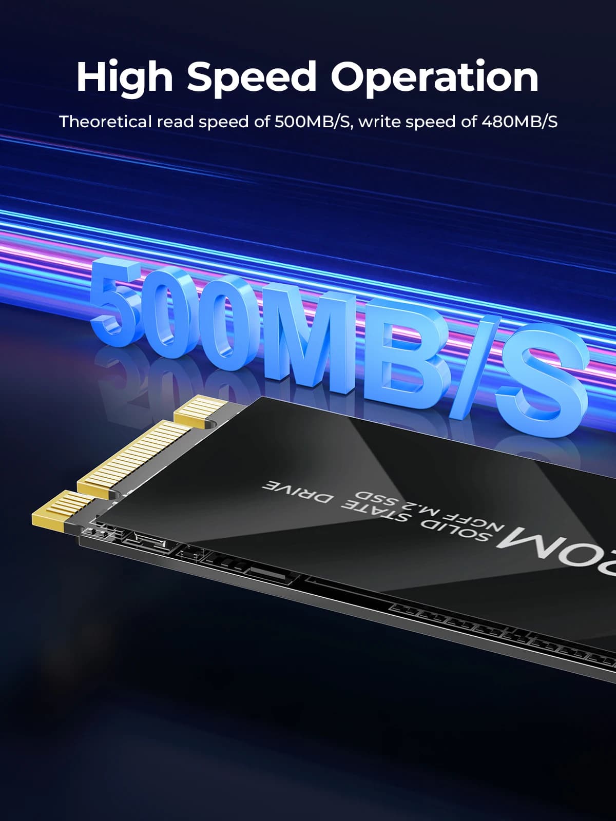 ORICO-Disque dur à semi-conducteurs Y20M M.2 SATA SSD, 1 To, 2 To, 4 To, M.2 NGFF SSD 500 Mbps, M.2 