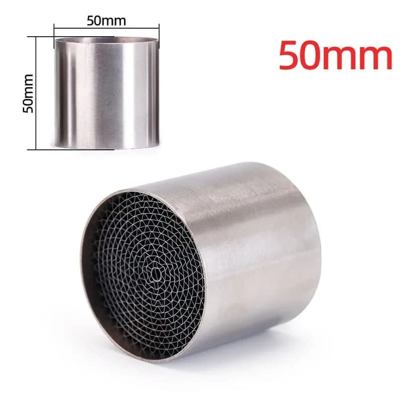 Échappement universel pour moto 48mm 50mm 53mm, nid d'abeille DB Killer, réduit le bruit, couple éle