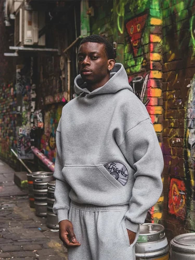 Costume de sport pour hommes, Streetwear rétro décontracté, tendance, Y2K, Harajuku, sweat à capuche