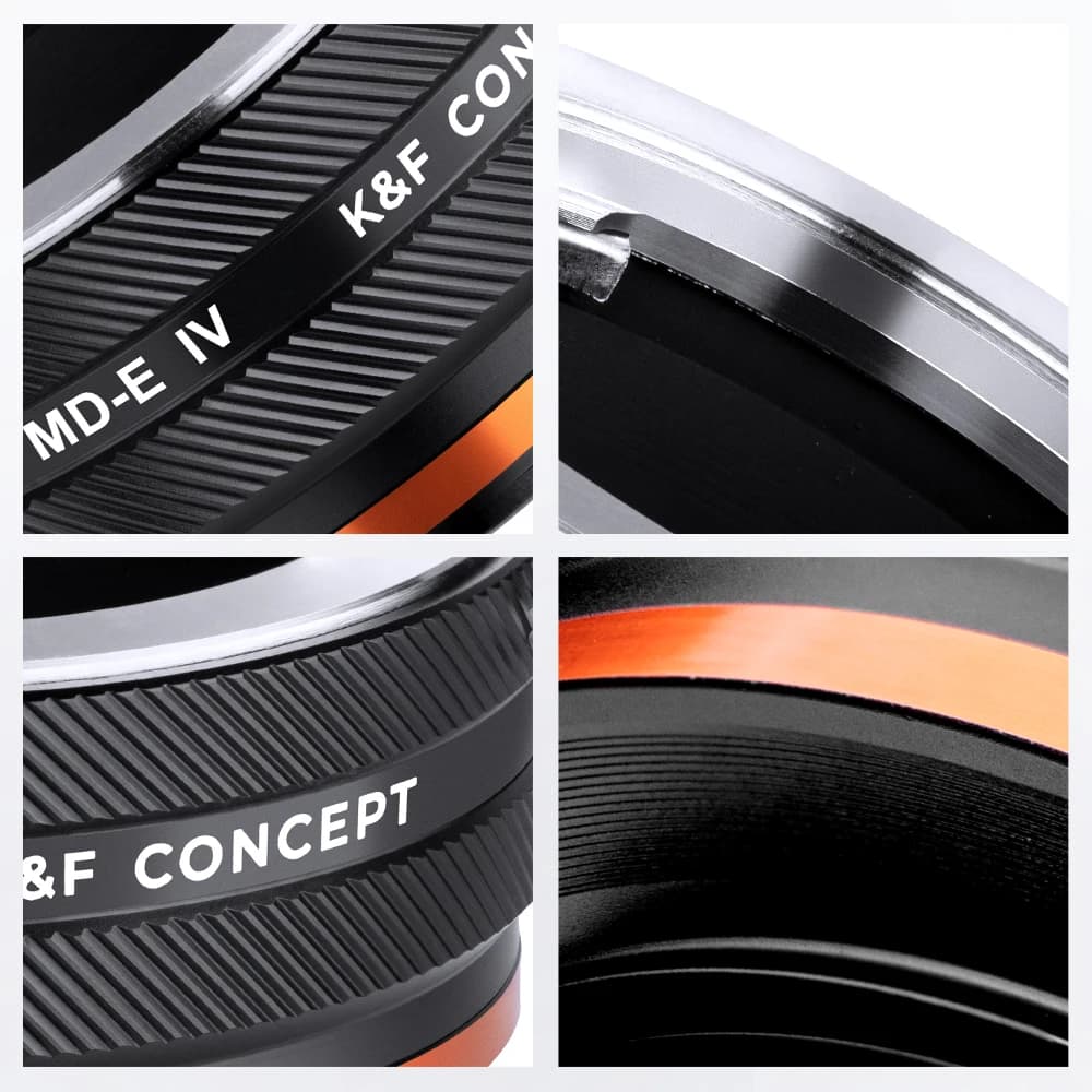 Adaptateur d'objectif K&F CONCEPT MD-E IV PRO pour monture Minolta MD vers monture Sony E FE pour ap