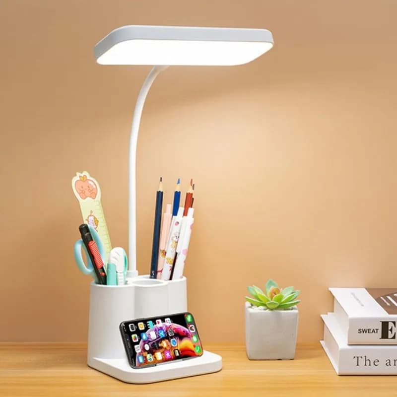Veilleuse de lecture USB pour dortoir et chambre à coucher, lampe de bureau LED, protection des yeux