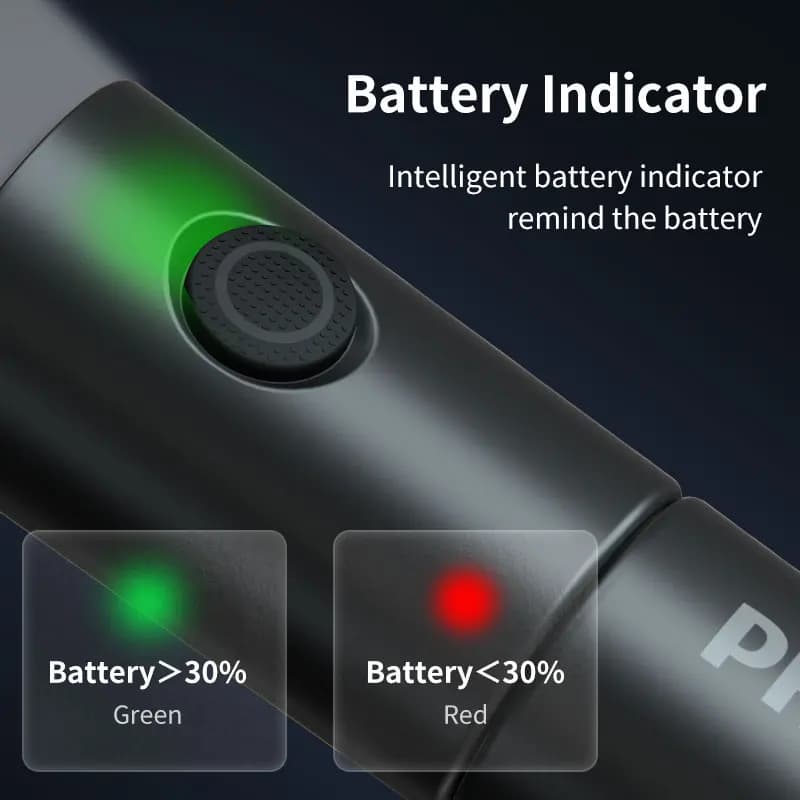Philips Nouveau 7cm LED Rechargeable Mini Portable lampe de Poche 7 Modes D'éclairage Pour La Randon