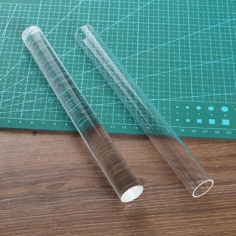 Rouleau à Pâtisserie en Acrylique, Bâton de Barre, Brayer, Argile Polymère, Sculpture, Outils de Pot