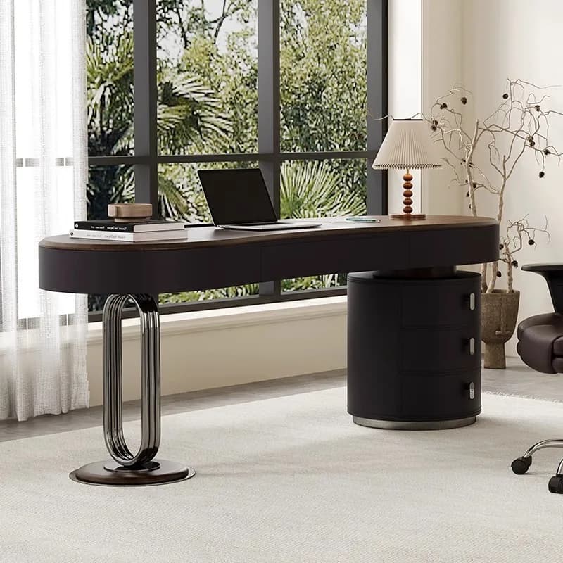 Bureaux d'ordinateur de rangement modernes de luxe élégant ordinateur portable adulte bureau de jeu 