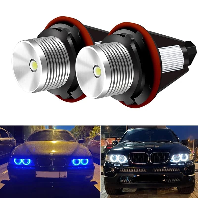 Ampoule LED pour marqueur yeux d'ange, 2 pièces, pour E39, E53, E60, E61, E63, E64, E65, E66, E87, 5