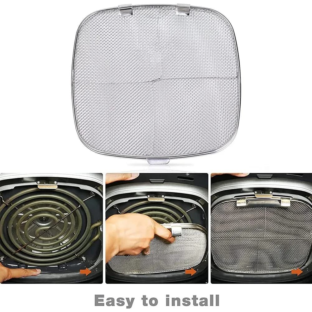 Pare-Éclaboussure de Remplacement en Acier Inoxydable, Grille Intérieure 5 en 1, pour Ninja Foodi AG