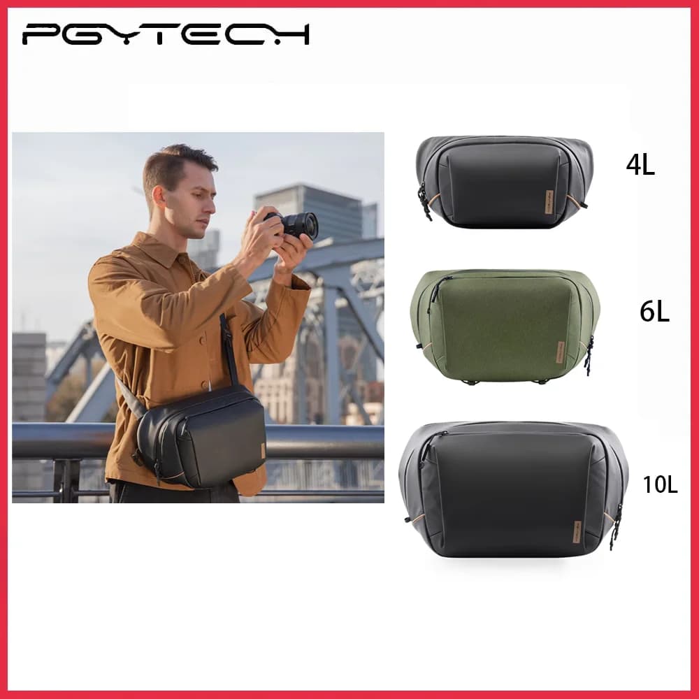 PGYTECH OneGo Solo V2 sac pour appareil photo 4L 6L 10L bandoulière sac à bandoulière sac de voyage 