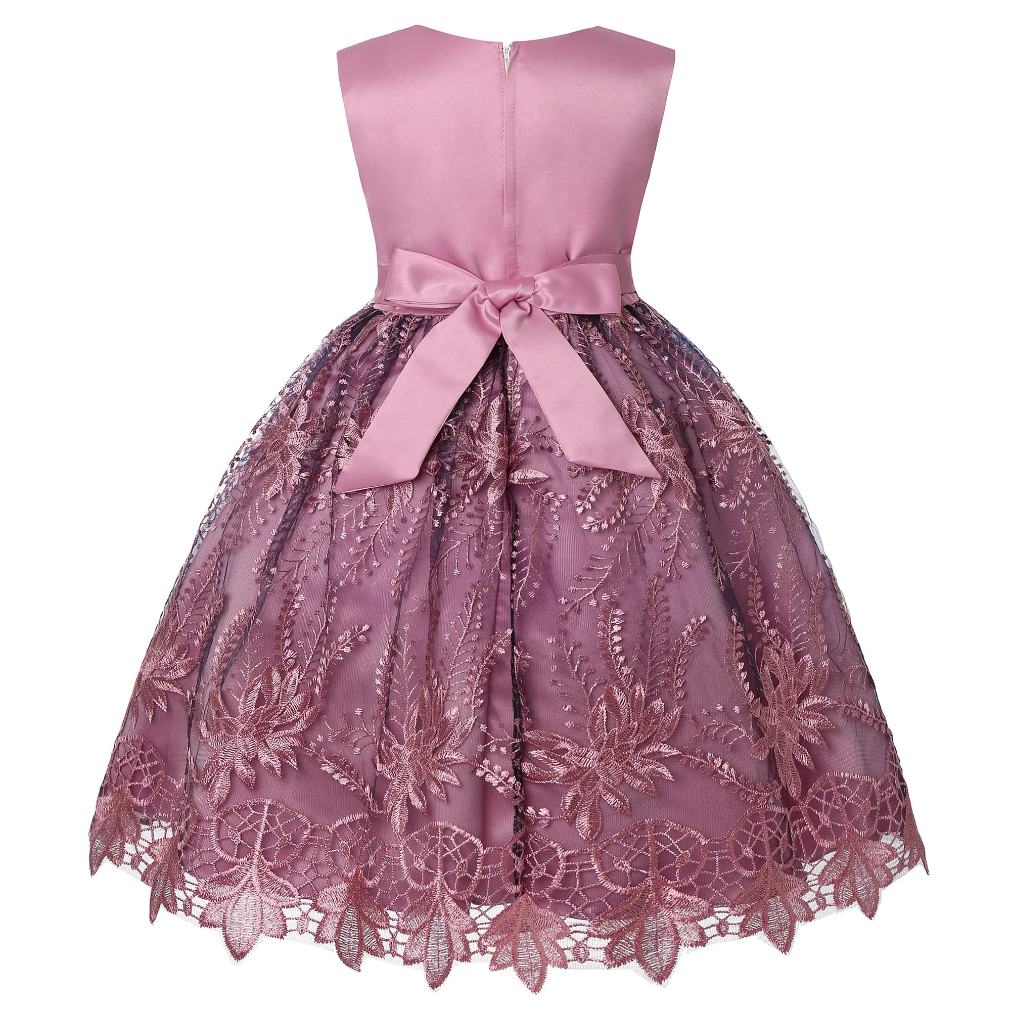 Robe Pompadour en gaze pour filles, tenue de vacances en dentelle pour enfants, tenue élégante à la 