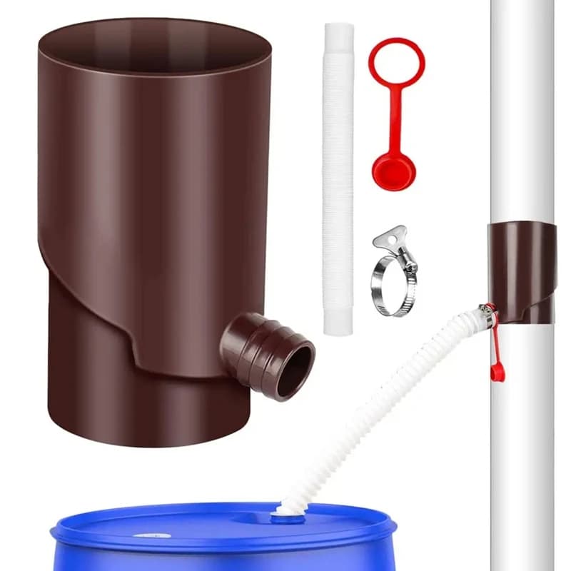 Kit de déviation de baril de pluie résistant aux intempéries, barils de pluie portables pour renforc
