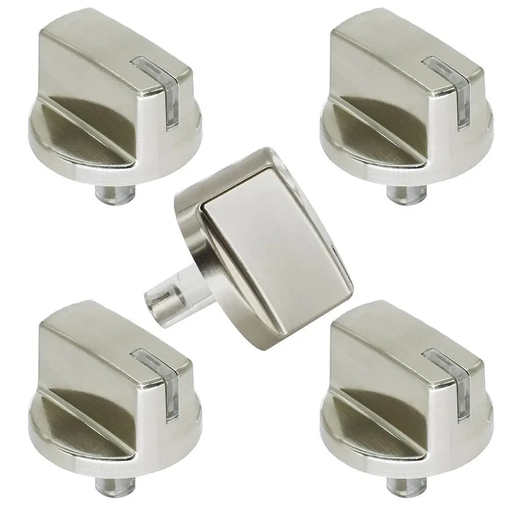 AEZ 73293801   Boutons de remplacement pour cuisinière à gaz, en acier inoxydable, compatibles avec 
