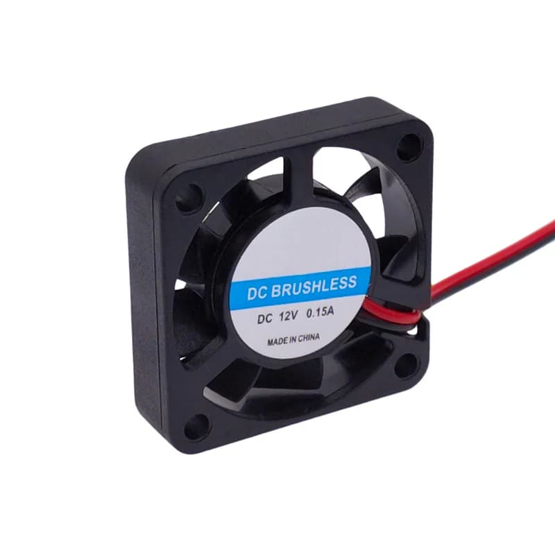 Ventilateur DC sans balais à deux fils 5V 12V 24V, ventilateurs de refroidissement industriels à rou
