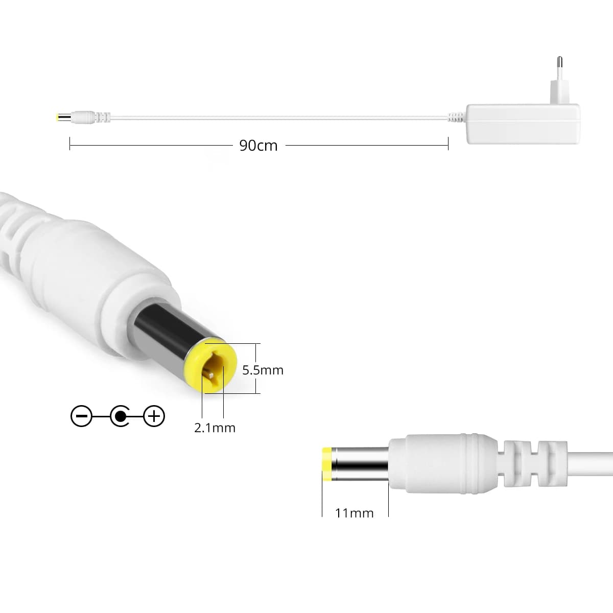 Pilote LED AC 100V-240V à DC 12V 24V 2A 3A, transformateurs d'éclairage, adaptateur d'alimentation à