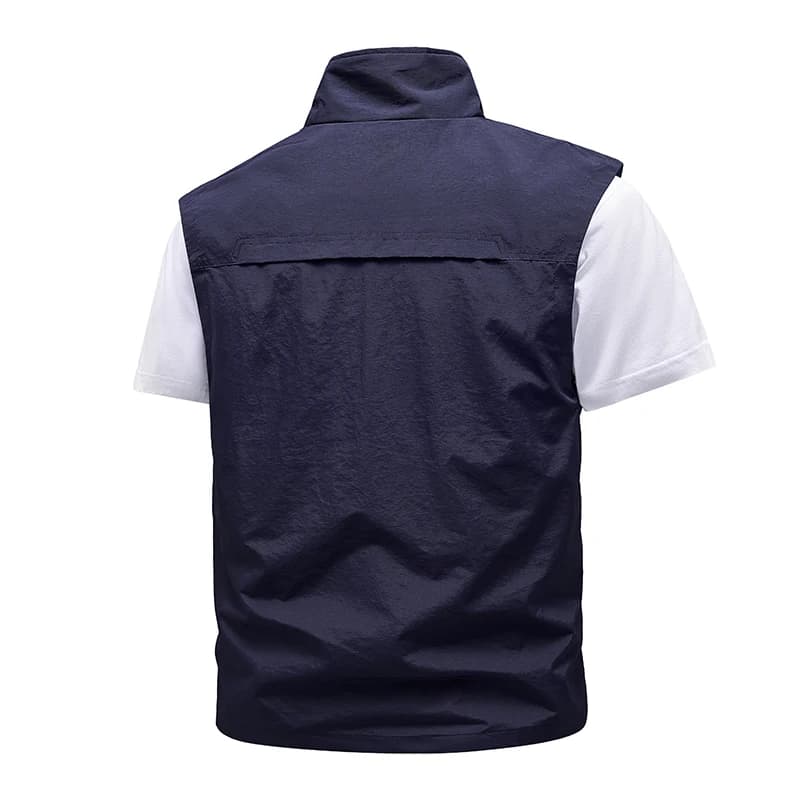 Nouveau printemps hommes en plein air gilets décontractés hommes été imperméable respirant pêche gil