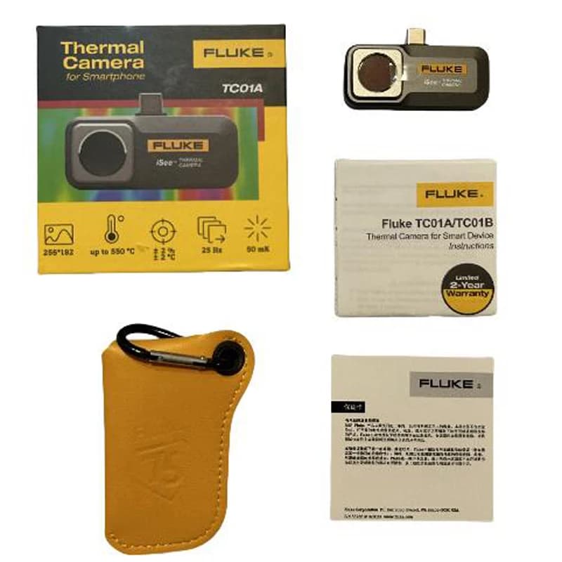 Fluke-Caméra thermique iSee TC01A/TC01B pour smartphone IOS Android, type C, téléphone portable, tuy