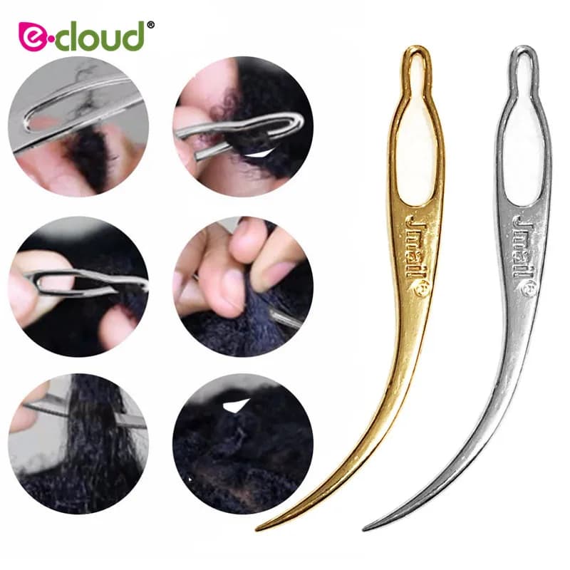 1-5 pièces/sac Dreadlocks démarrage aiguille tissage crochet aiguille perruque faisant des outils pe