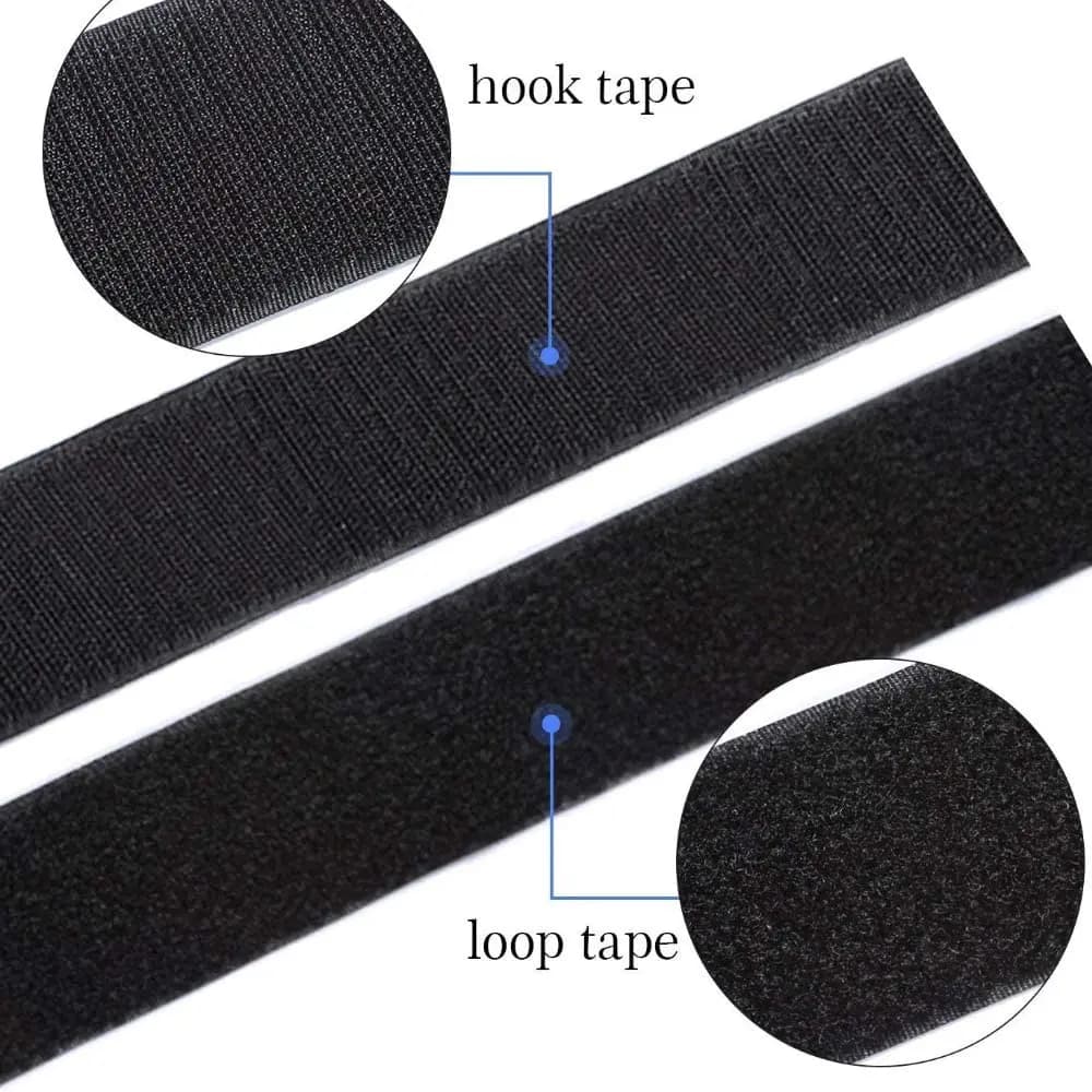Ruban de fixation auto-adhésif solide, largeur 100mm(4 pouces), autocollant en Nylon à crochet et bo