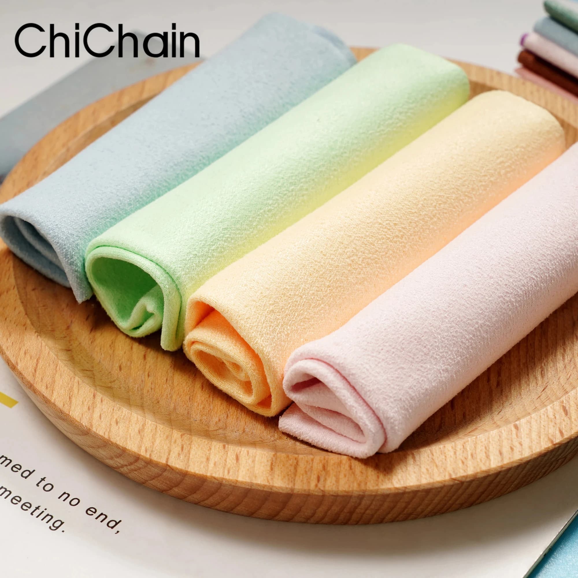Chiffon de nettoyage de lunettes en microfibre, 5 pièces, adaptable pour écrans, lentilles en Nylon 