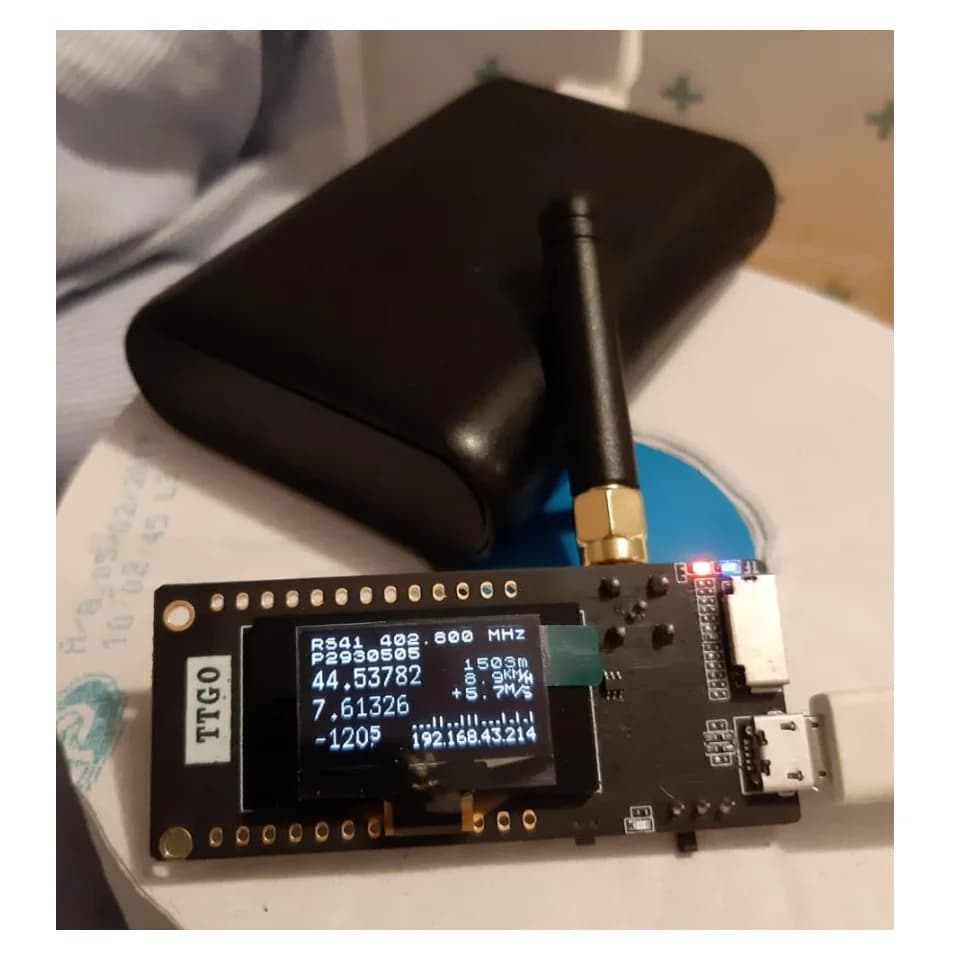 LoRa32 V2.1 _ 1.6 Version 433/868/915Mhz ESP32 LoRa OLED 0.96 Pouces Carte SD Bluetooth WIFI Technol